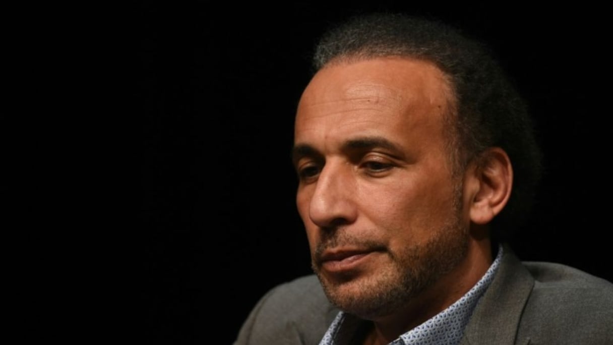 L'islamologue suisse Tariq Ramadan le 26 mars 2016 à Bordeaux.
