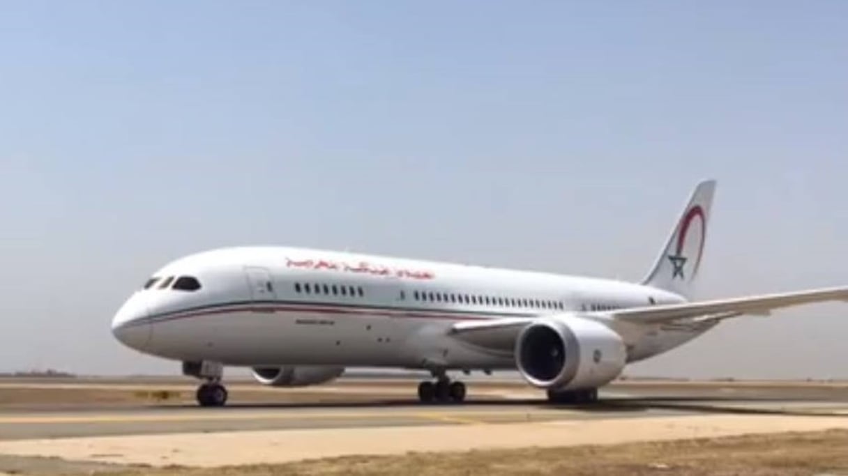 Un avion de la Royal Air Maroc. 
