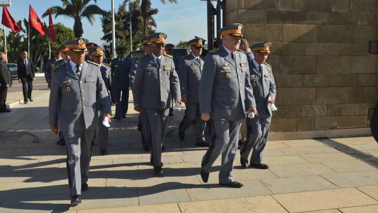 Mohamed Haramou, général de corps d'armée, commandant de la Gendarmerie royale 
