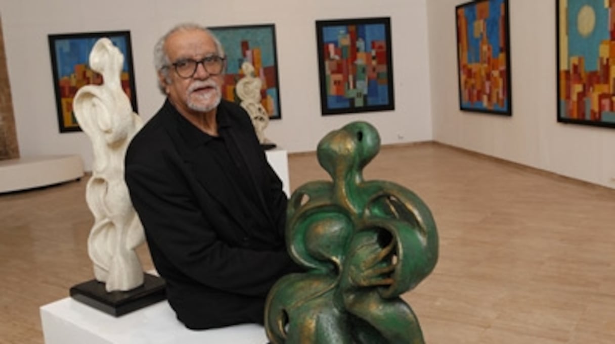 L'artiste-peintre Abderrahmane Rahoule
