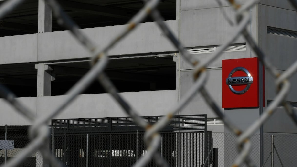 L'usine du constructeur automobile japonais Nissan à Barcelone, dont la production cessera à partir du 31 décembre 2021.
