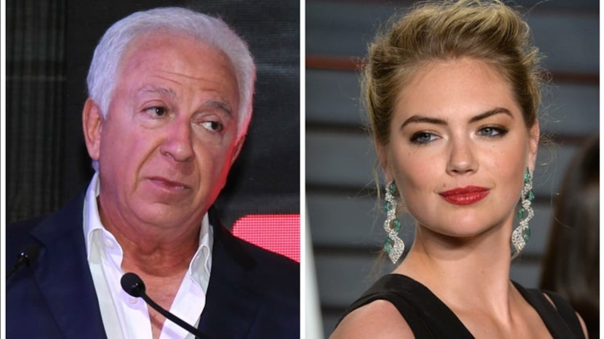 Paul Marciano et le top-model Kate Upton
