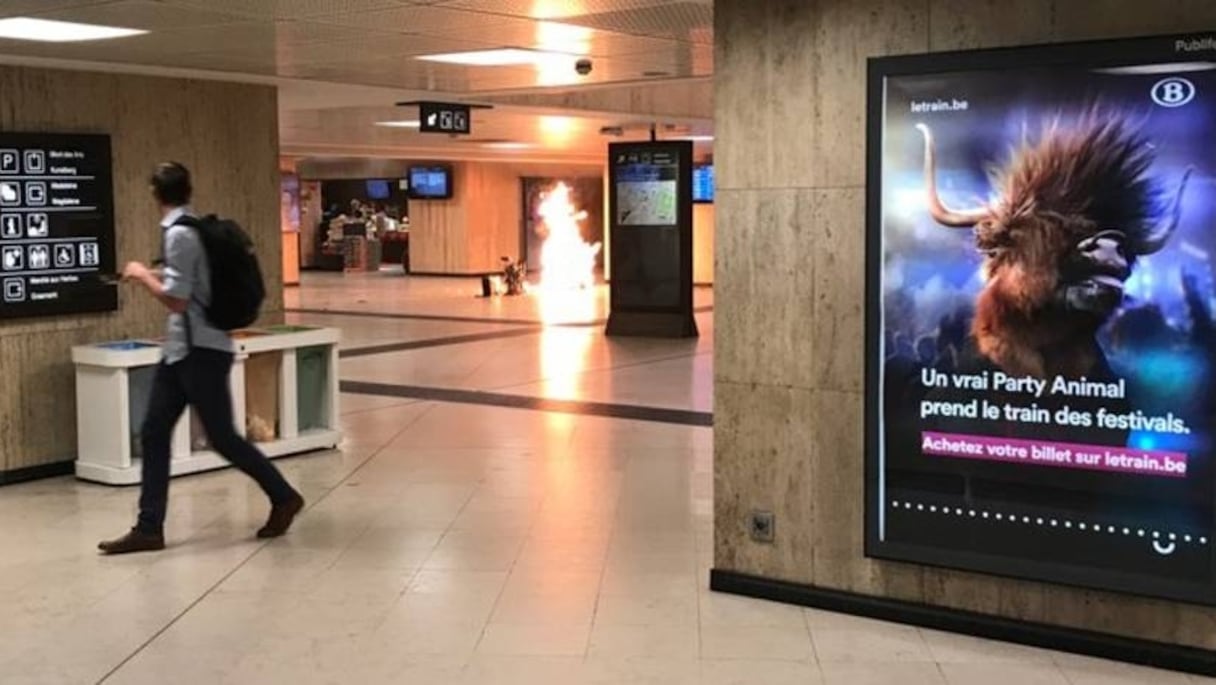 La Gare de Bruxelles.
