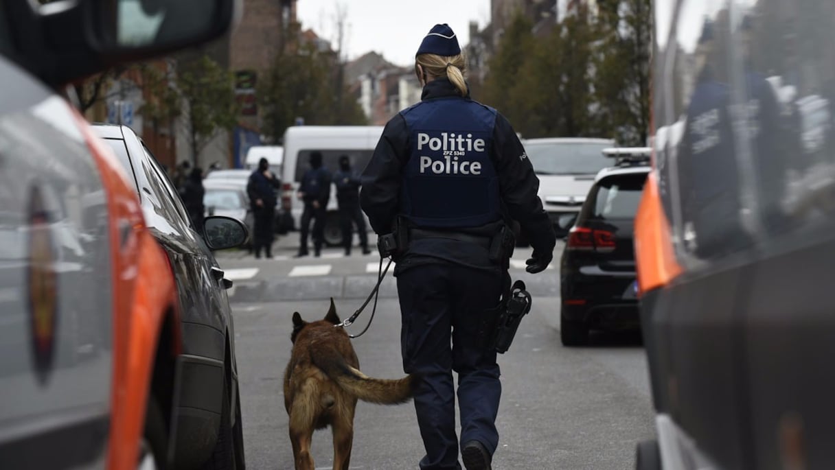 Un membre de la police belge.
