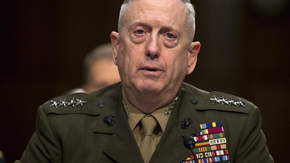 Le marine James Mattis, nommé secrétaire à la Défense en janvier 2017.
