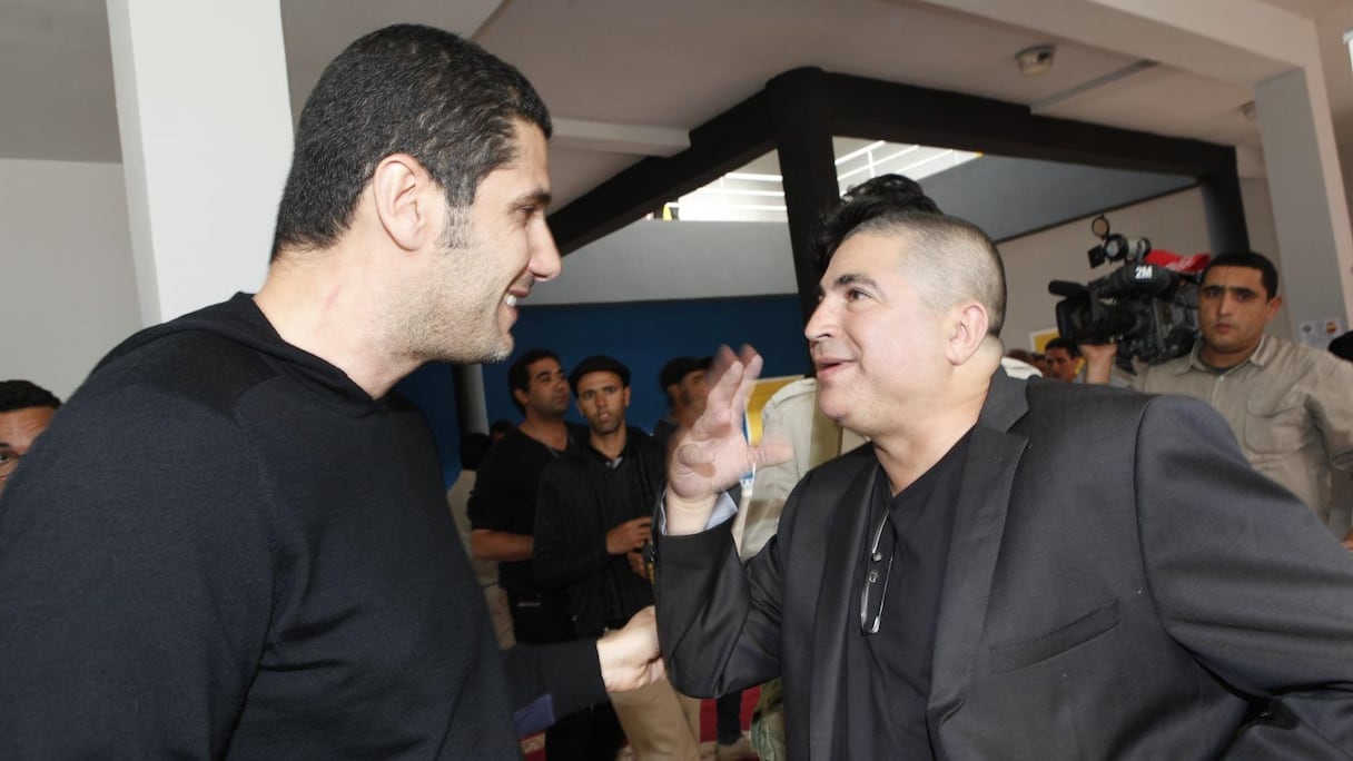 Nabil Ayouch et Mahi Binebine... toujours sur la même longueur d'ondes.
