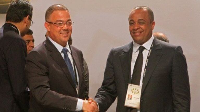 Fouzi Lekjaa, président de la FRMF et Said Naciri, président de la LNFP.
