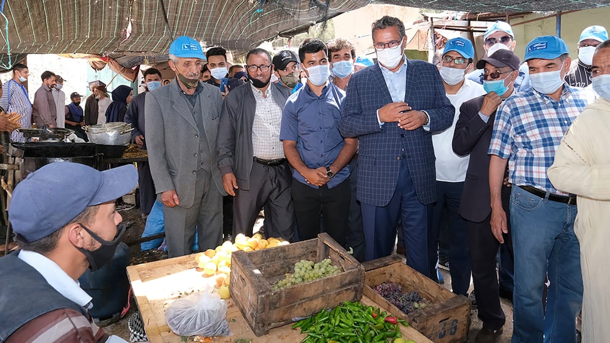 Aziz Akhannouch, en campagne électorale.
