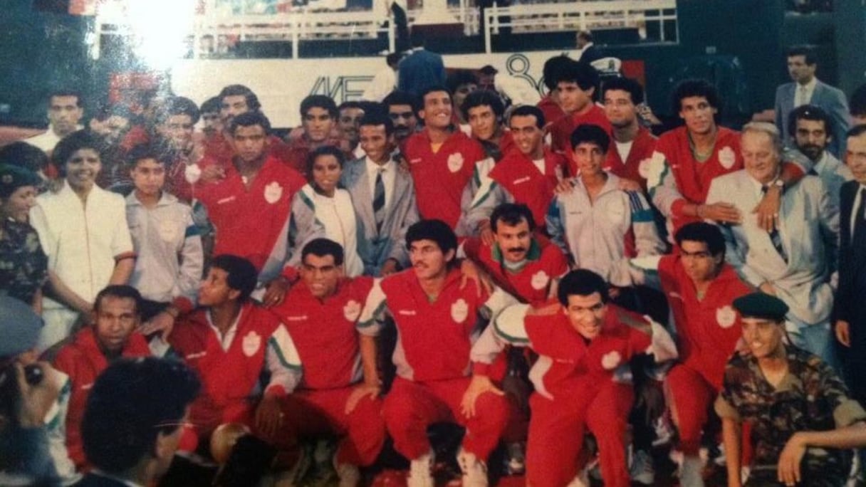 Une photo souvenir avant le départ pour la Coupe du monde du Mexique
