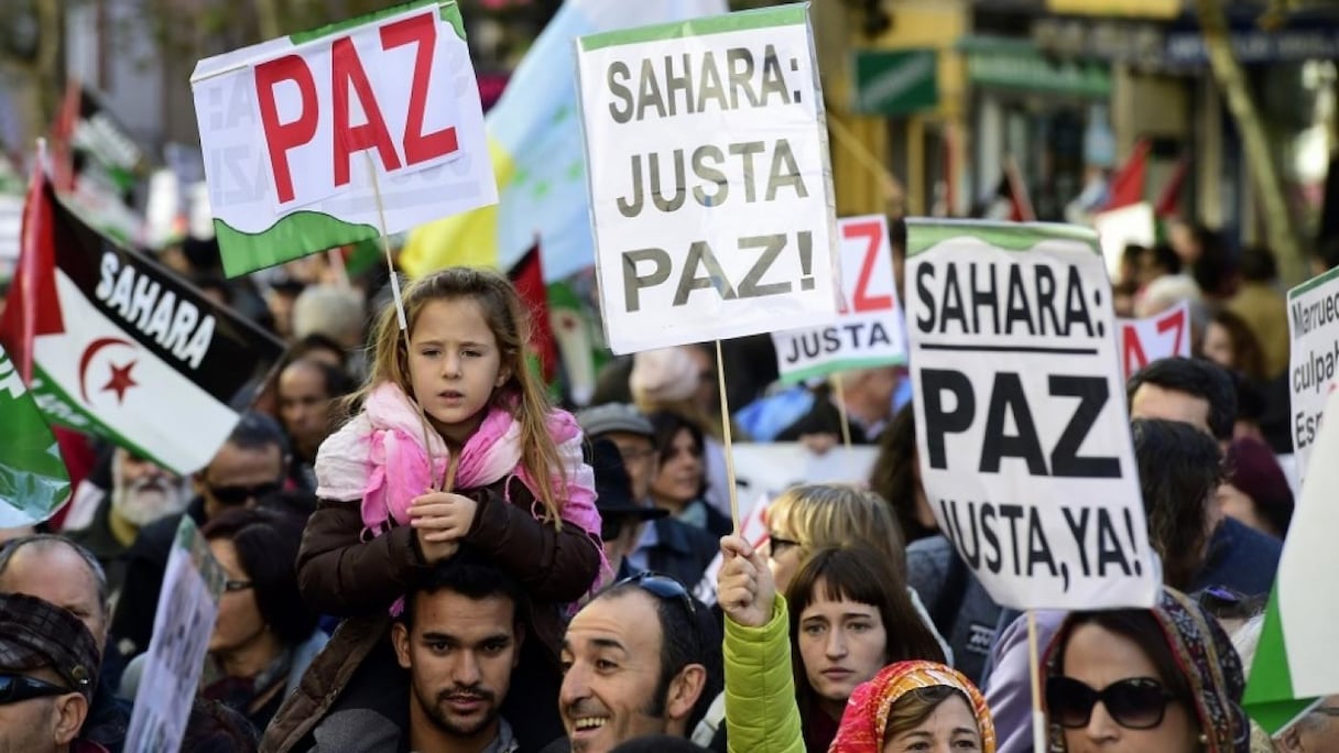 Espagne: manifestation pro-"rasd" organisée par les thuriféraires espagnols du "droit du peuple sahraoui à l'autodétermination"!
