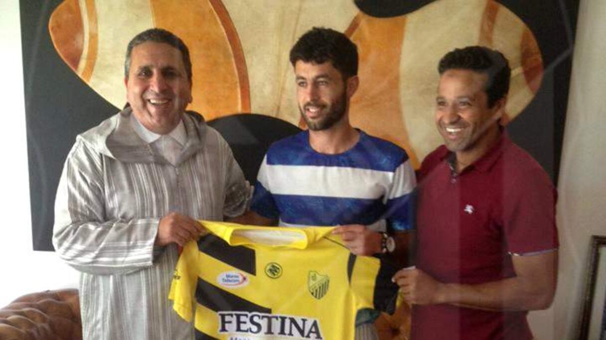 Imad Ahmout, nouvel attaquant du MAS de Fès.
