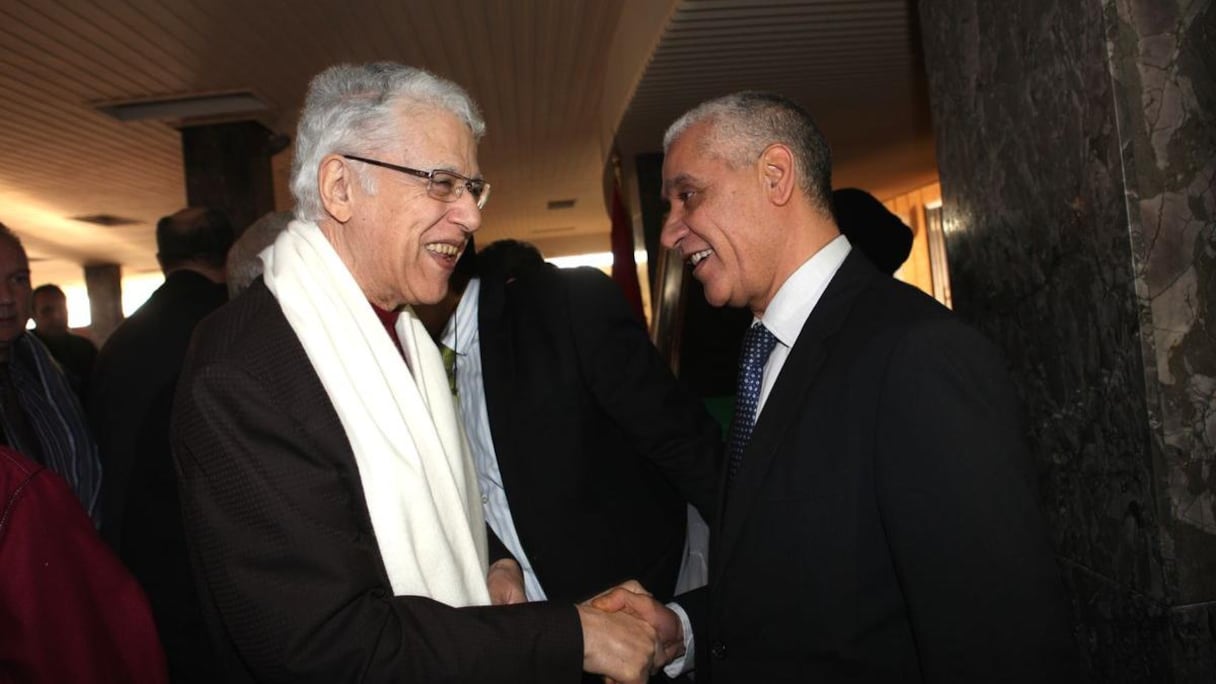 Abas El Fassi et Mohamed Talbi Alami.
