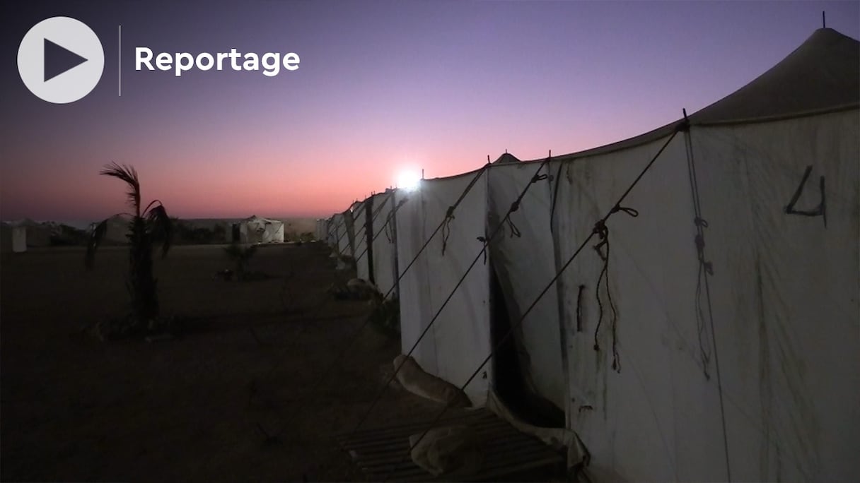 Une des sites touristiques traditionnels dits Al Machroue, à Dakhla.
