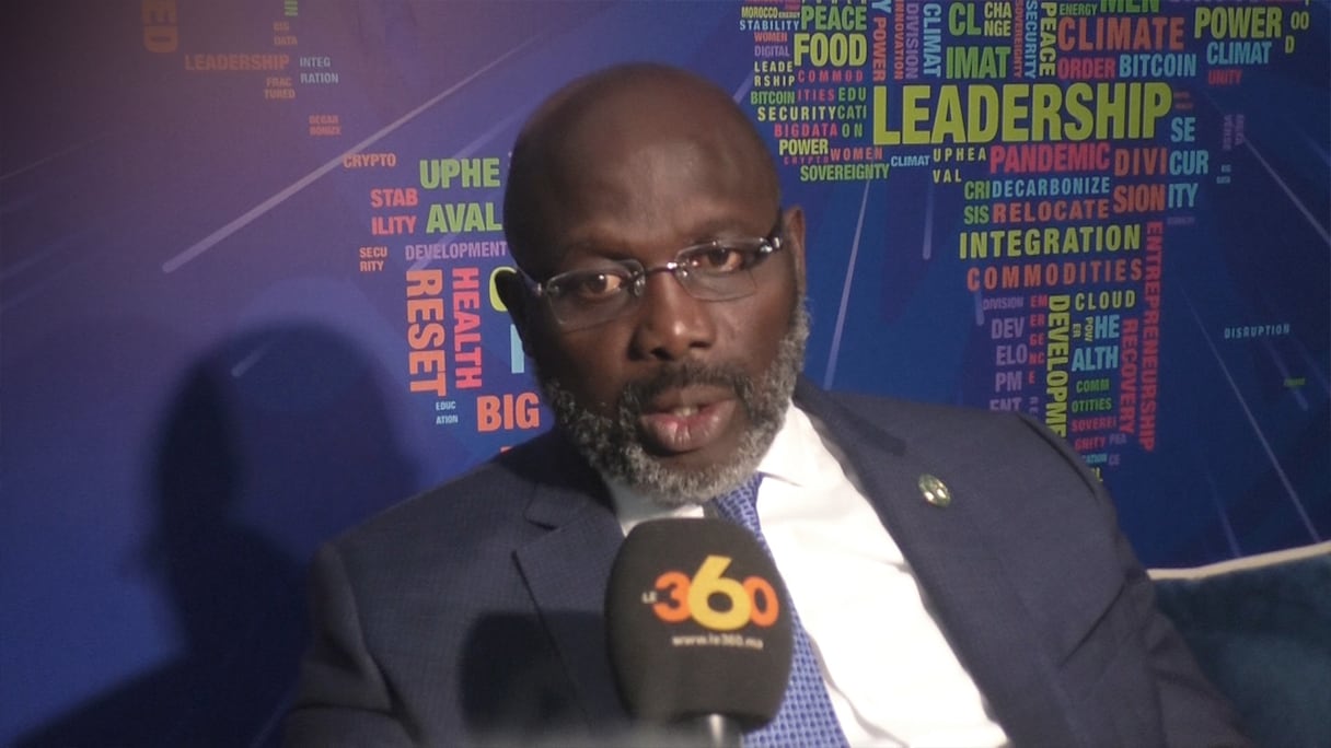 Le président du Libéria, George Weah.
