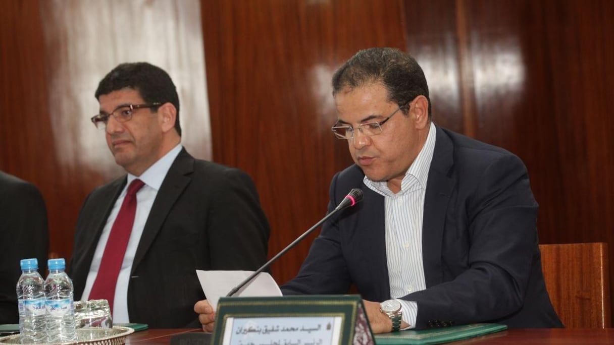 Mustapha Bakkoury et Mohamed Chafik Benkirane.
