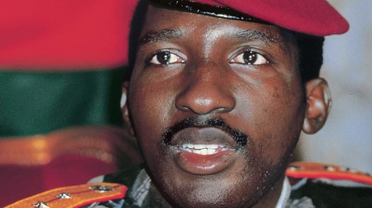 Thomas Sankara, ex-président du Burkina Faso. 
