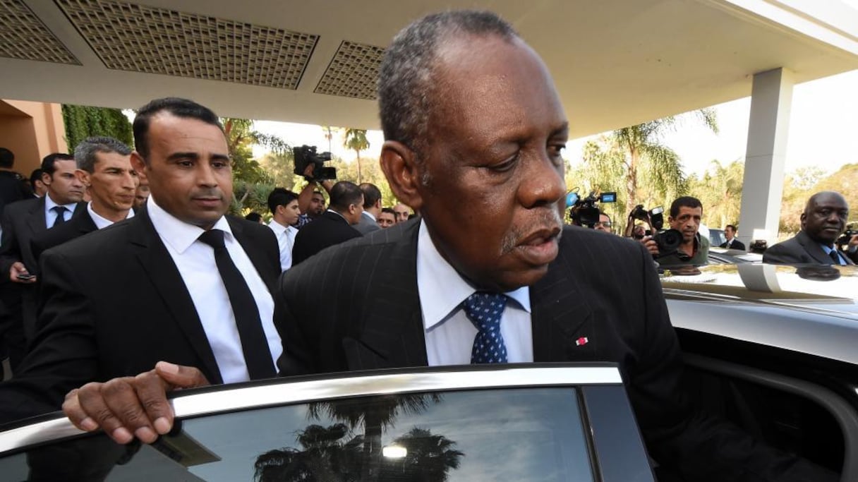 Issa Hayatou, président de la CAF.
