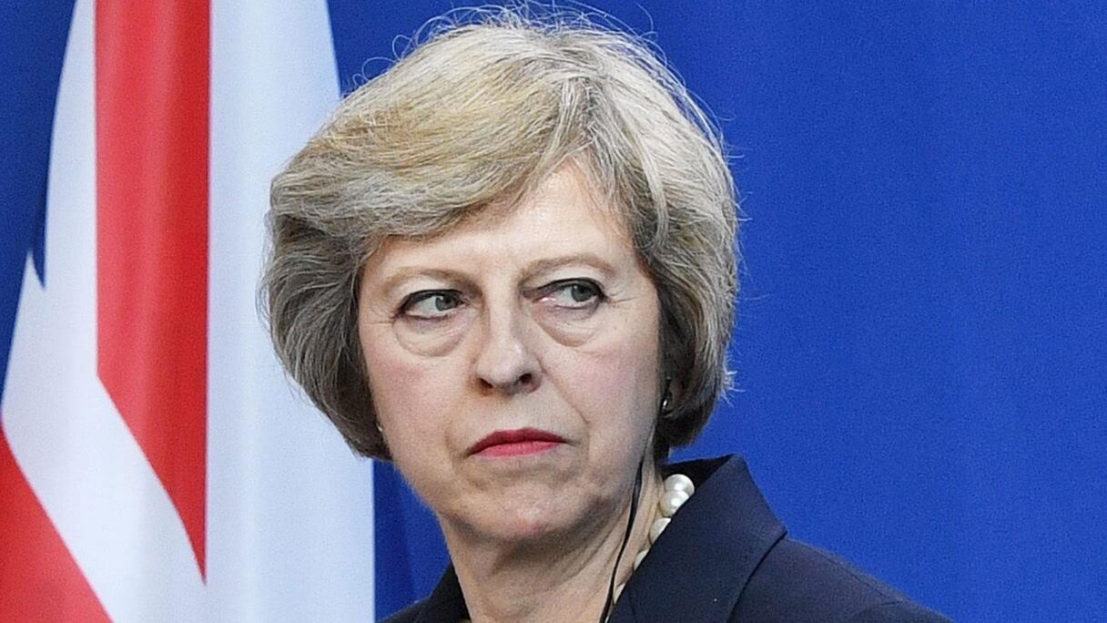 La Première ministre britannique Theresa May.
