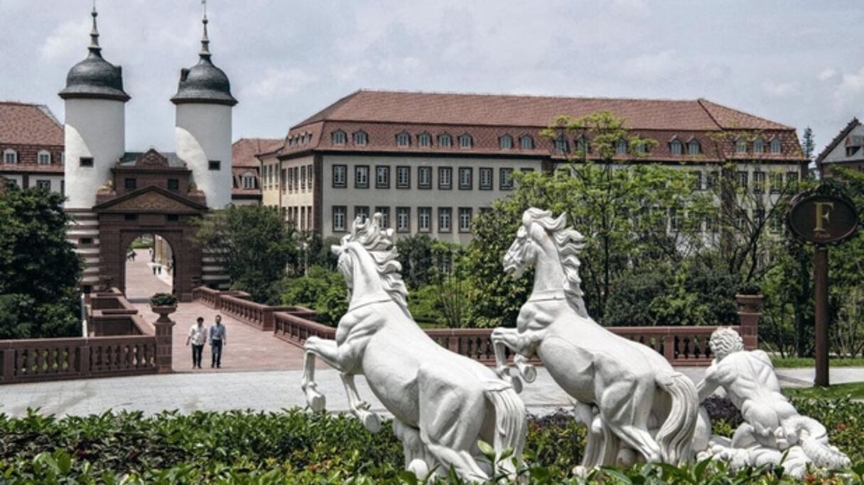 Le nouveau campus de Dongguan de Huawei, près de Shenzen.
