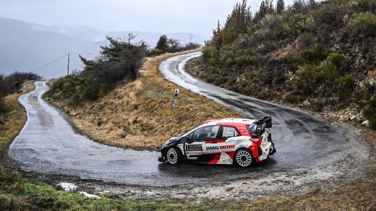 Sébastien Ogier au Rallye Monte-Carlo 2021
