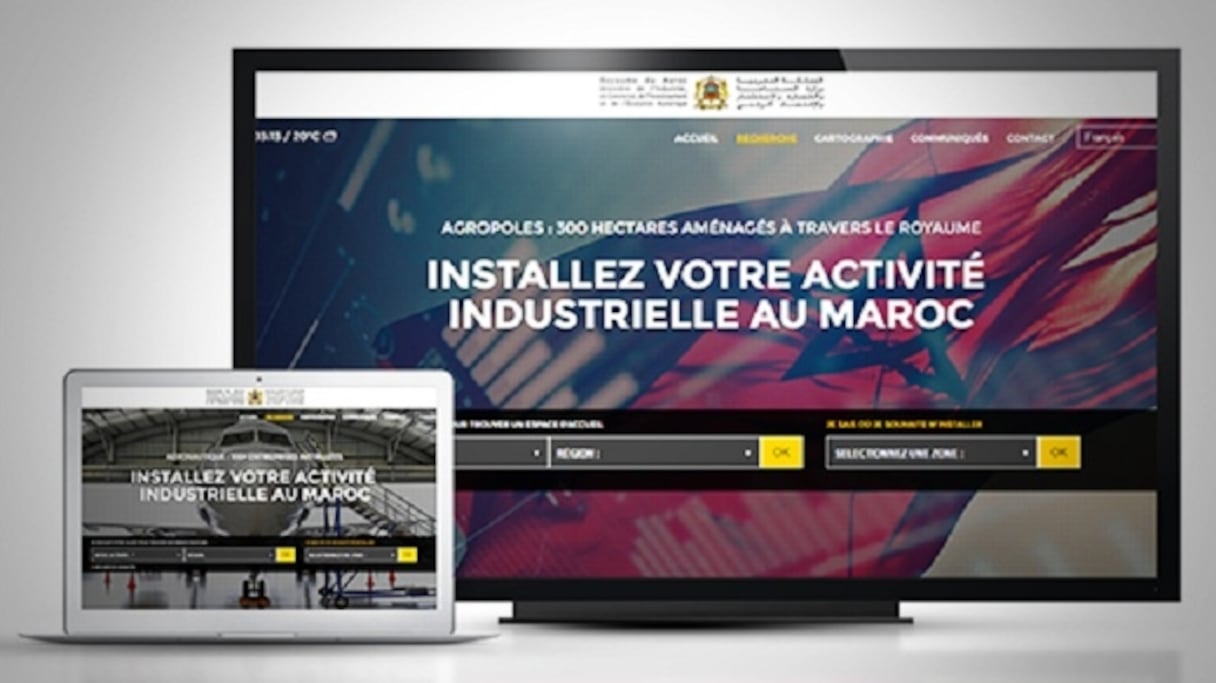 Le site est accessible à partir de l’adresse www.zonesindustrielles.ma.
