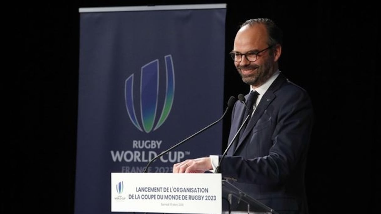 Le Premier ministre français Edouard Philippe au Stade de France, le 10 mars 2018.
