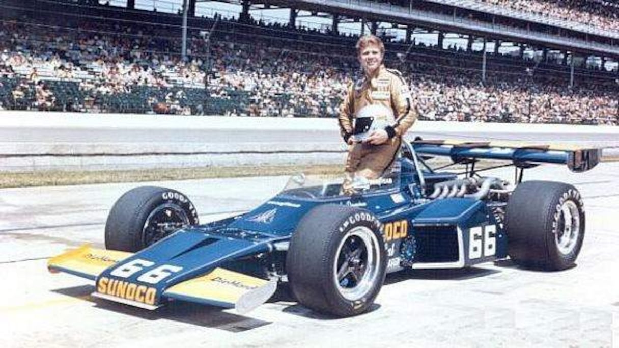 Mark Donohue (USA/Penske), essais du GP d'Autriche, Osterreichring (1975).
