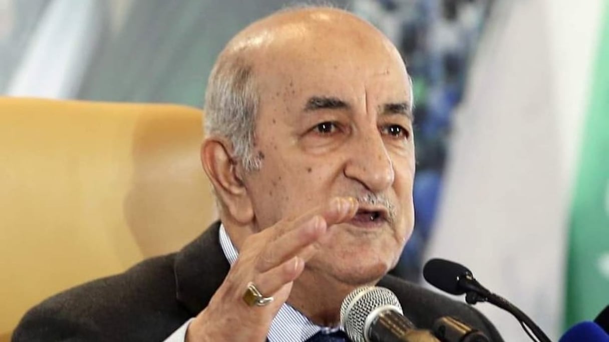 Le président algérien, Abdelmadjid Tebboune.
