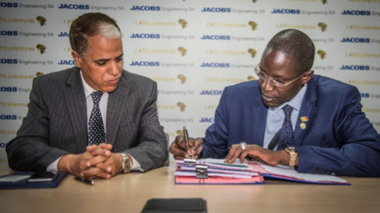 Moctar Diagne, PDG de I-Africa Ventures et Abdelaziz El Mellah, directeur général de JESA.
