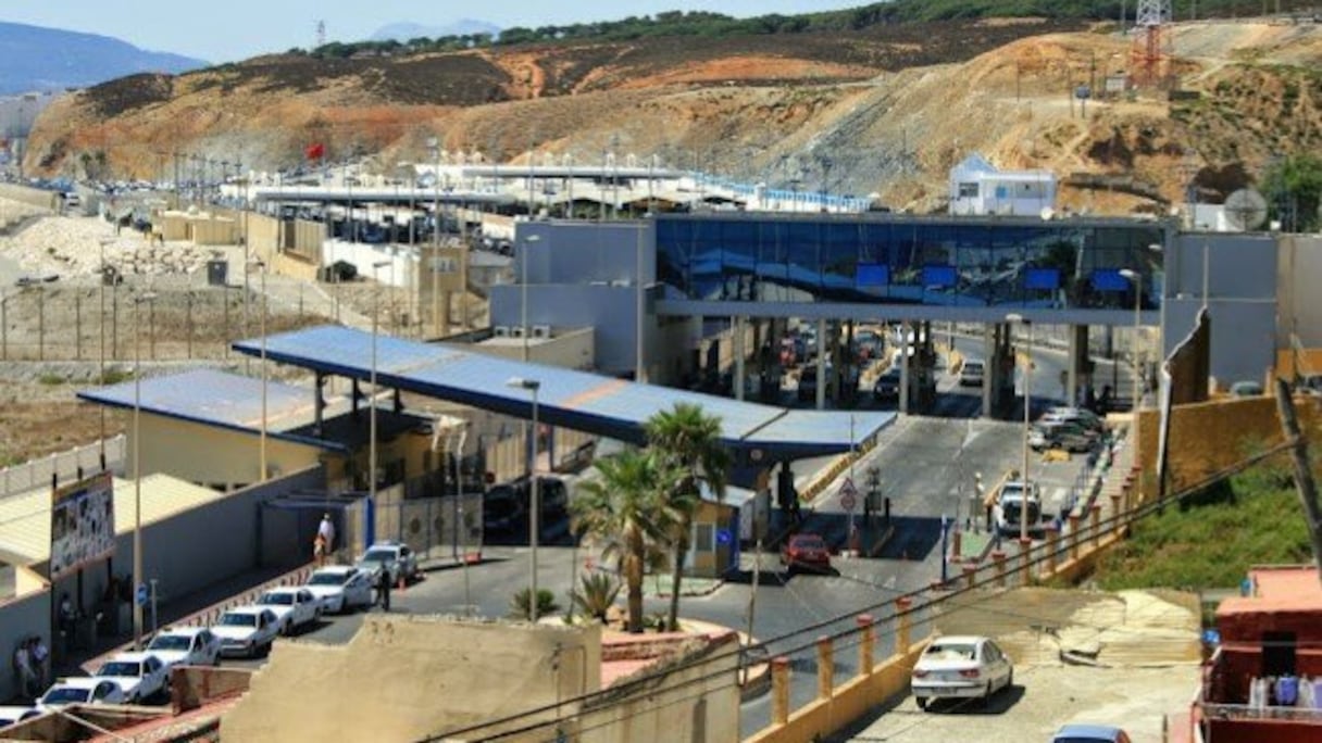 Le poste-frontière de Beni Ansar.
