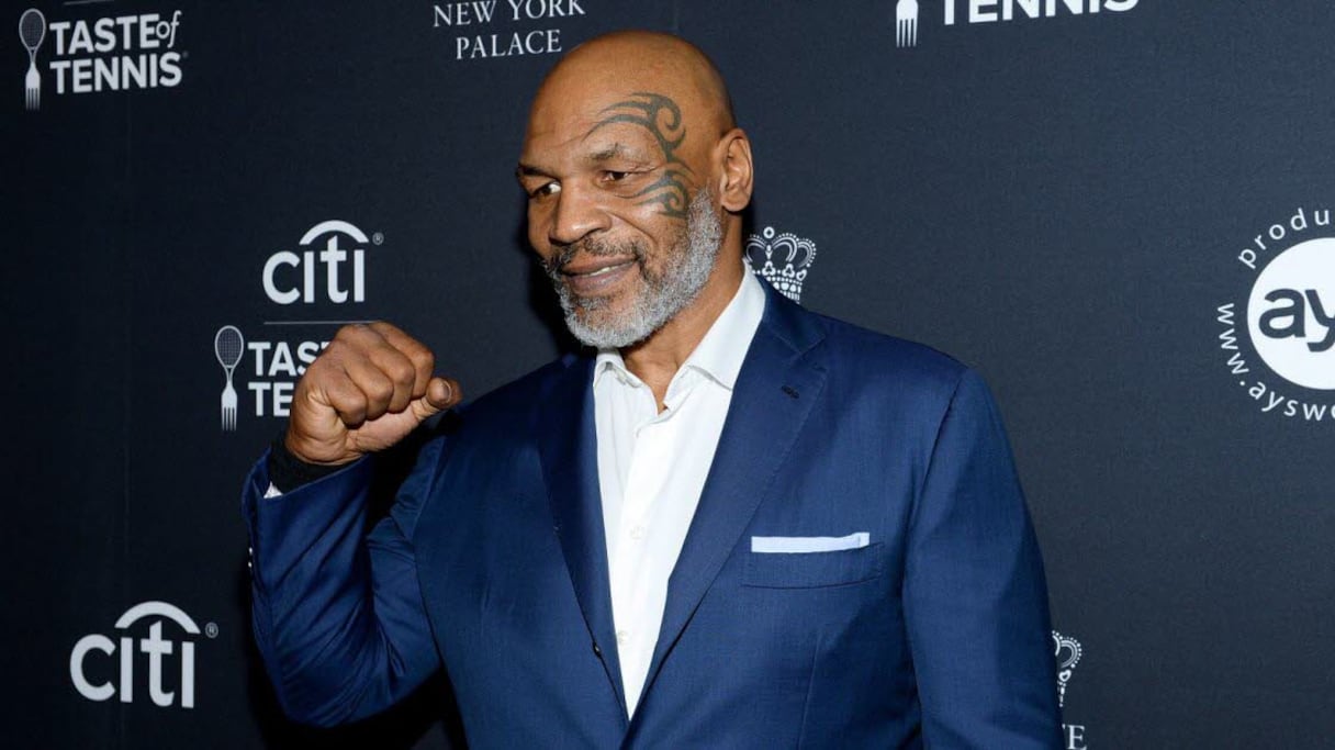 La légende de la boxe Mike Tyson.
