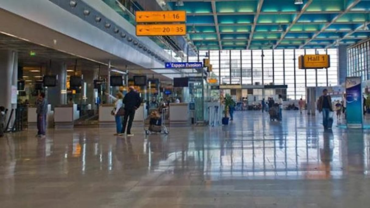 L'aéroport de Paris-Orly.
