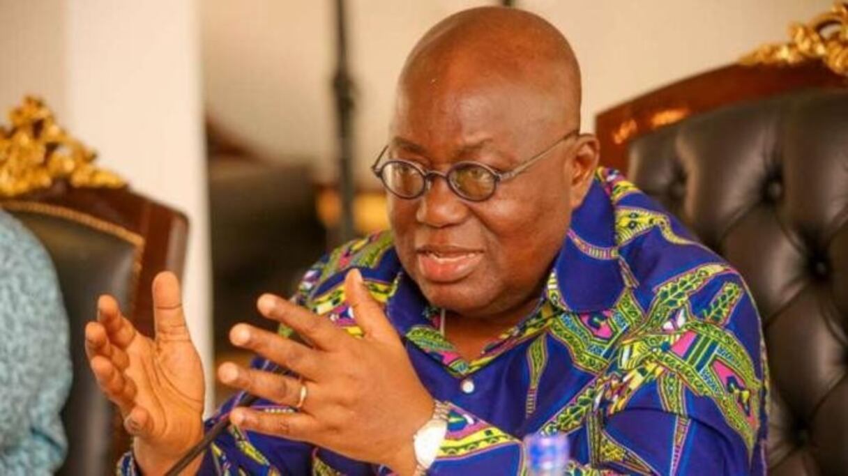 Lre président ghanéen, Nana Akufo-Addo.
