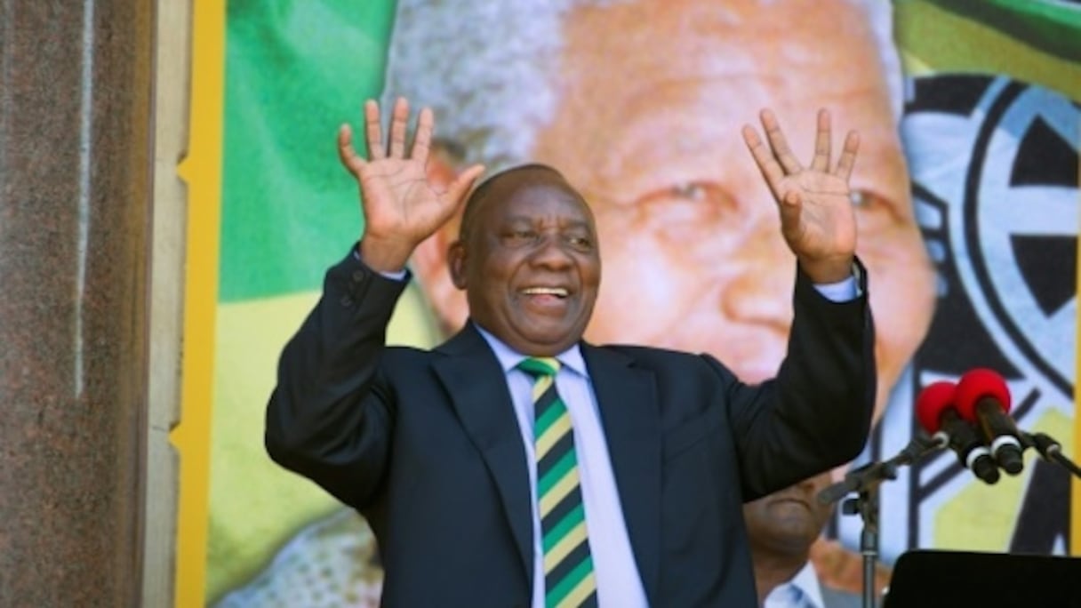 Cyril Ramaphosa, président sud-africain.
