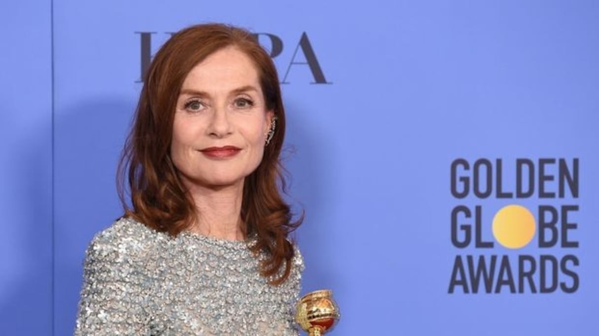 Isabelle Huppert remporte le Golden Globe de la meilleure actrice. 
