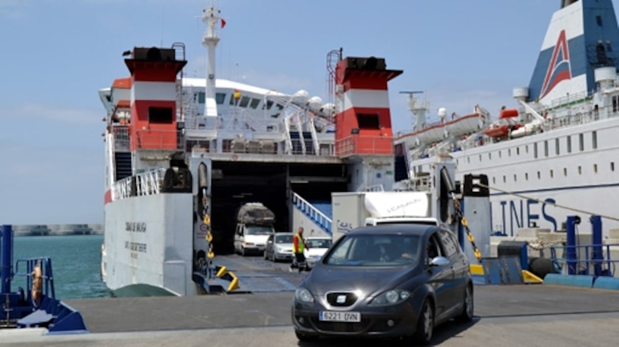 Le port de Tanger Med. 
