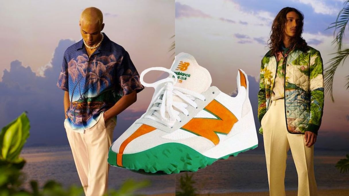 Le modèle XC-72, fruit de la nouvelle collaboration entre New Balance et Casablanca.
