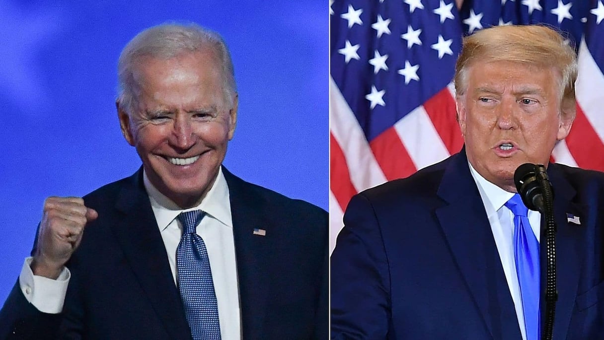 Joe Biden élu président des Etats-Unis. Donald Trump devra quitter la Maison Blanche. 
