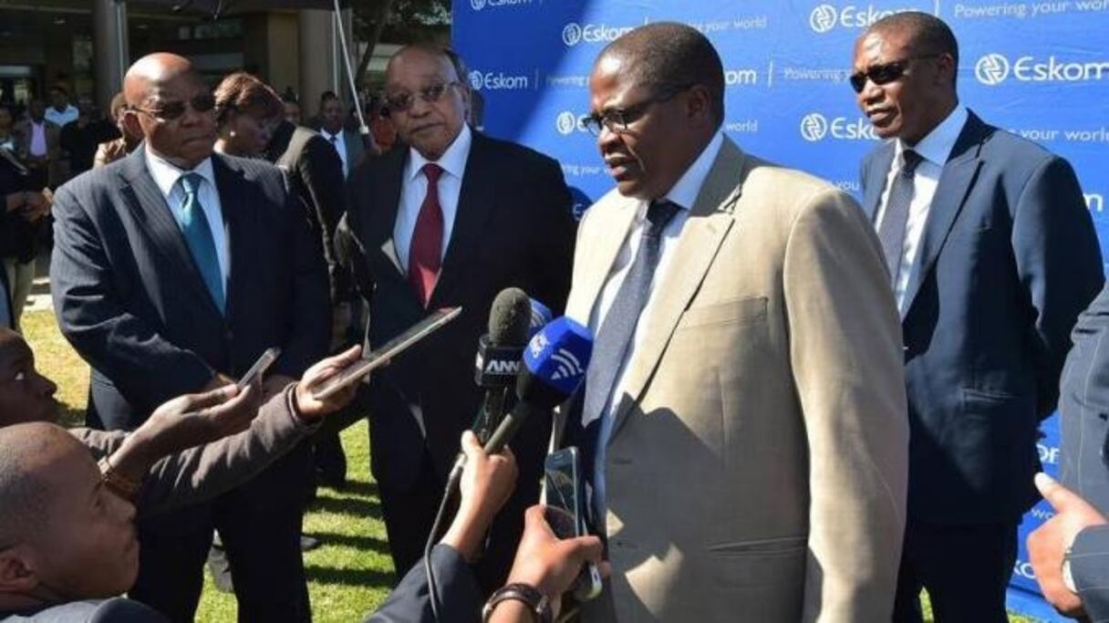 Brian Molefe, patron d'Eskom Afrique du Sud. 
