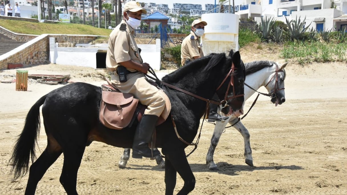 Les mesures de prévention sur les plages de la région Tanger-Tétouan-Al Hoceïma.
