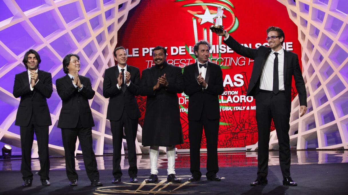 Le réalisateur de "Medeas", Andrea Pallaoro, n'a pas caché son bonheur de se voir consacré pour la meilleure mise en scène.
