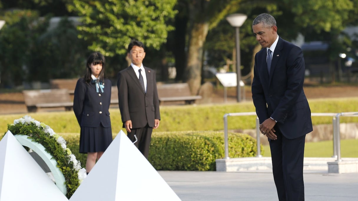 En 2016, Barack Obama a été le premier président américain en exercice à visiter Hiroshima. 
