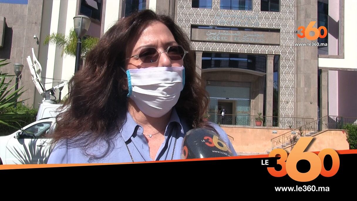 Neila Tazi, conseillère à la deuxième Chambre du Parlement. 
