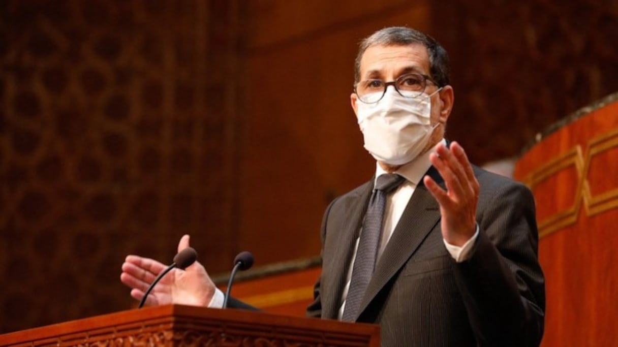 Le chef du gouvernement Saâd-Eddine El Othmani au Parlement.
