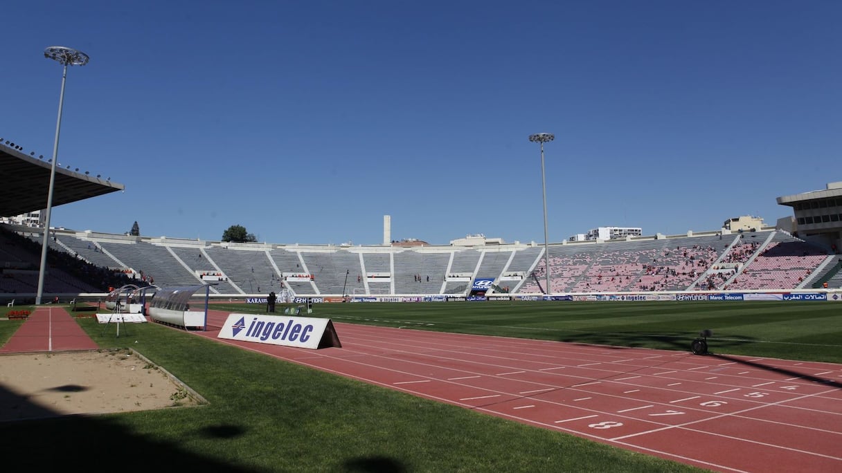 Les tribunes vides côté Wydad. L'appel du boycott a bien été suivi.
