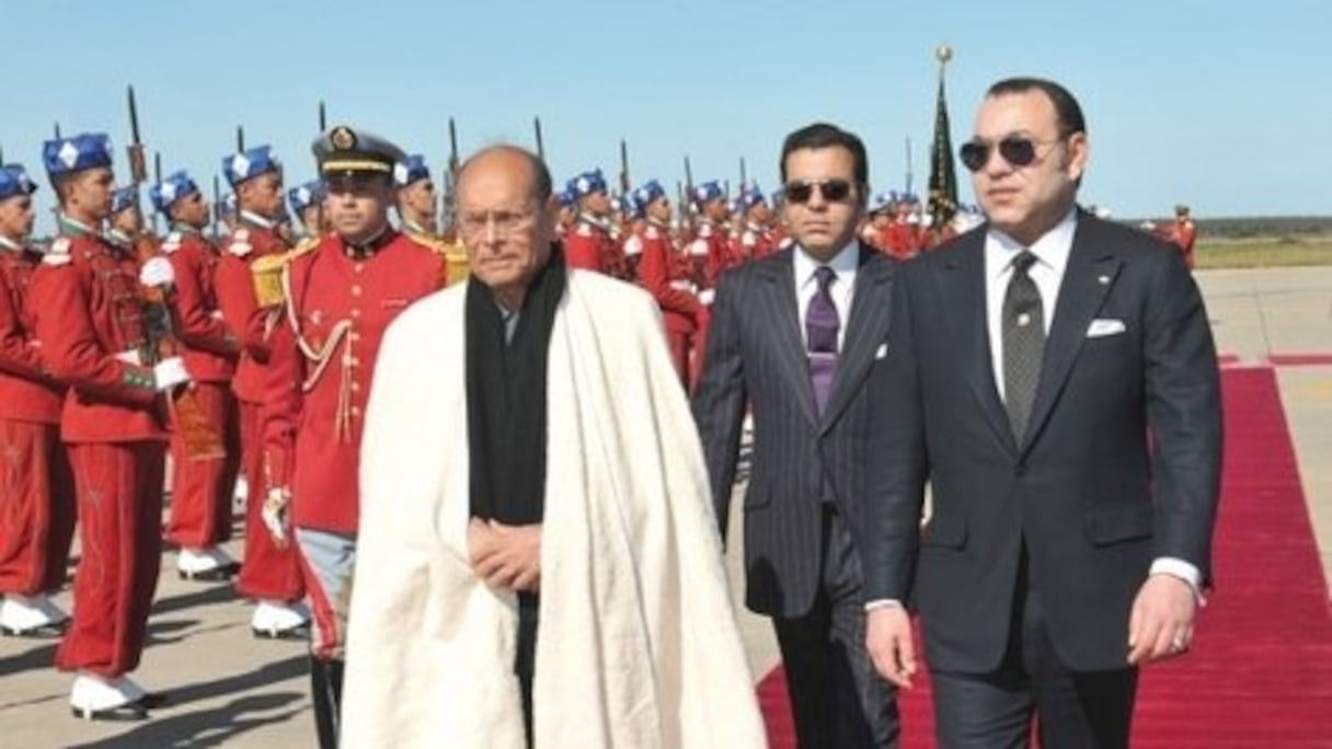 Le président tunisien, Moncef Marzouki, s'est rendu en 2012 au Maroc dans le cadre d'une visite officielle.
