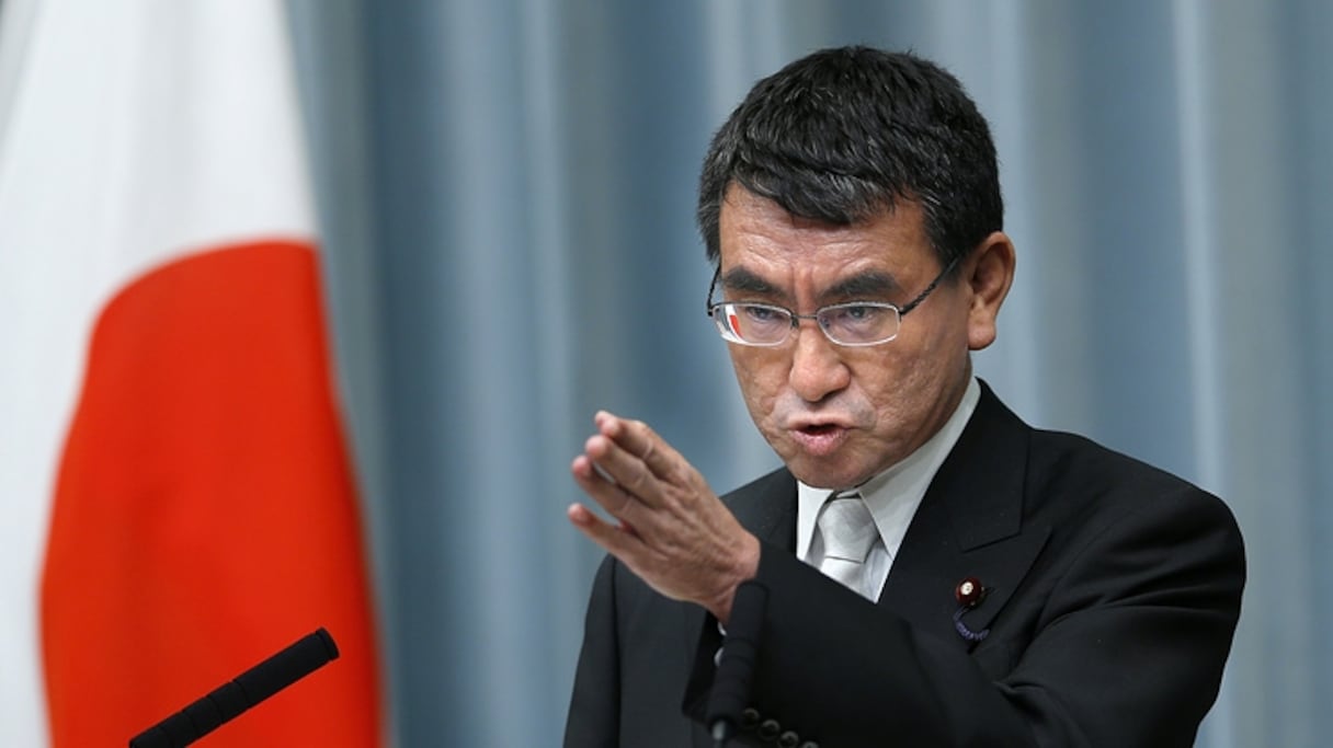 Taro Kono, ministre japonais des Affaires étrangères.
