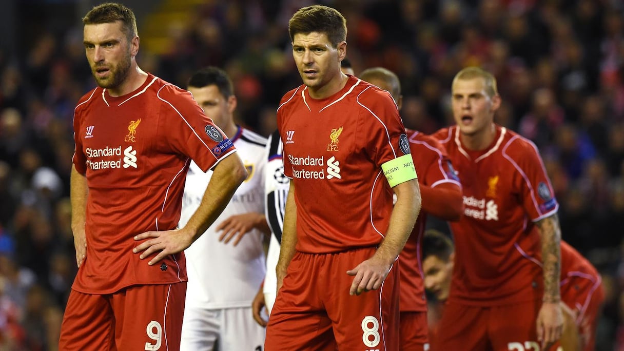 Le Liverpool de Steven Gerrard est éliminé de la Champion's League.
