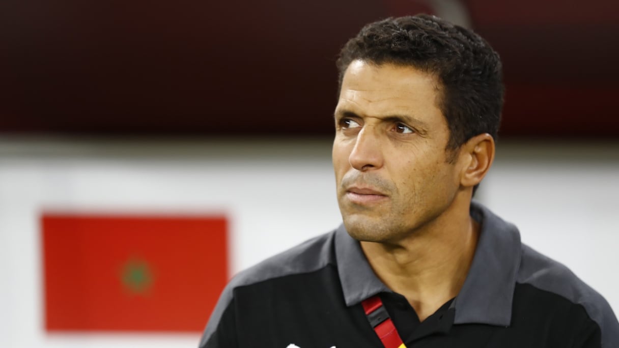 Houcine Ammouta, entraîneur du Wydad.
