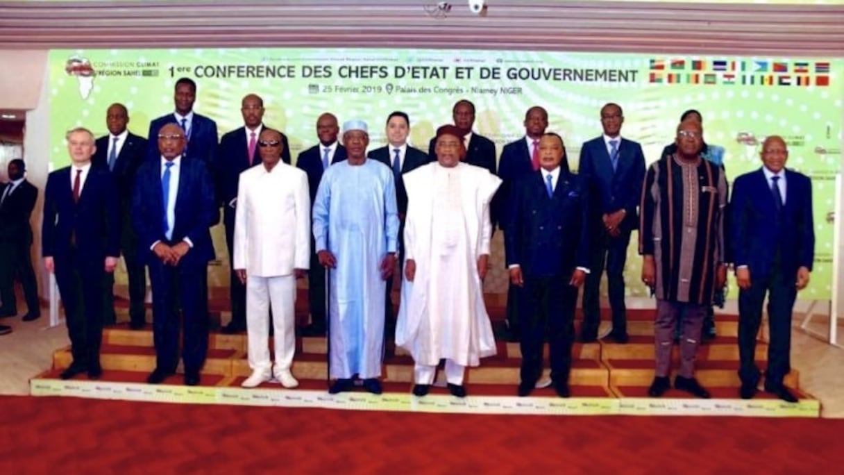 Les chefs d'Etat et de gouvernement de la commission climat pour le Sahel. 
